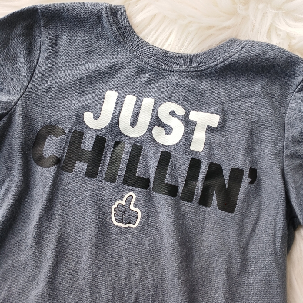 Graphic Tee Shirt T-shirt Top okie dokie Toddler size 4T boys Just Chillin'